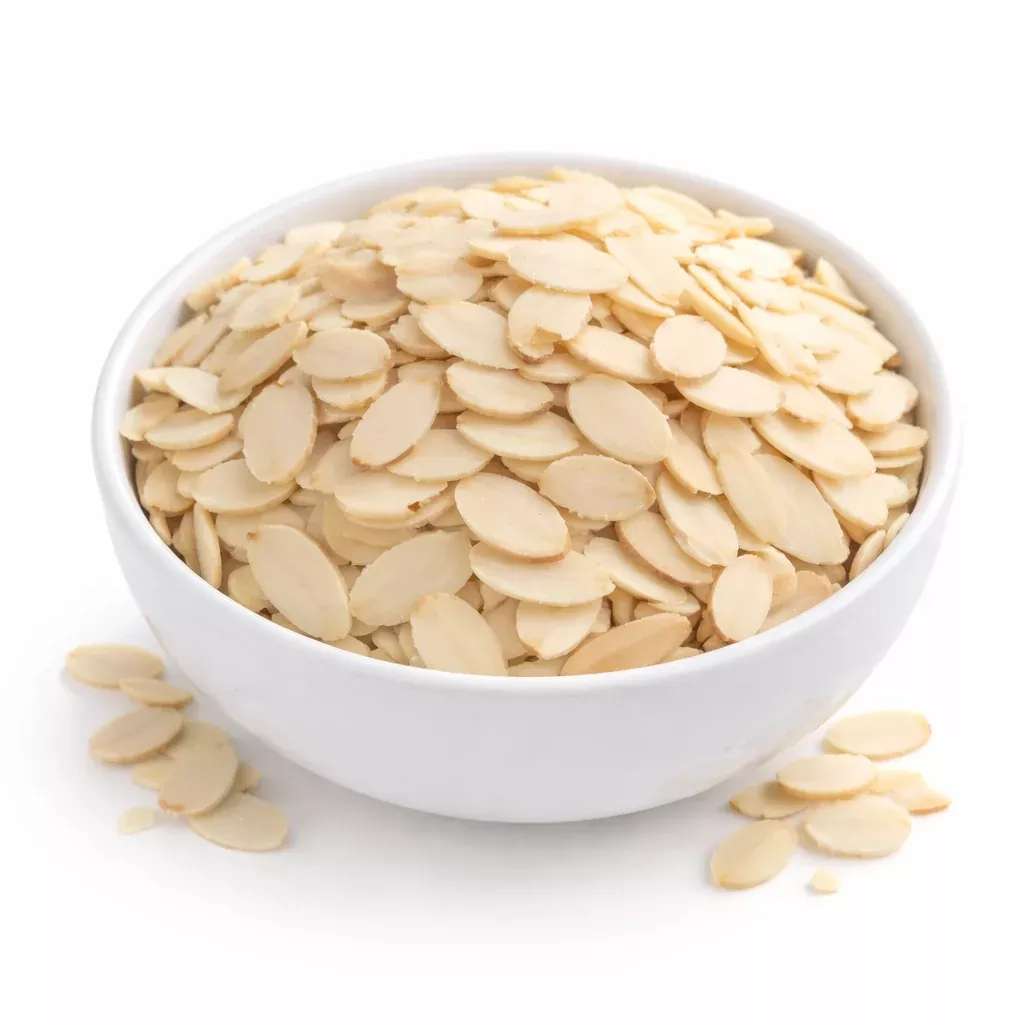 Almonds, Sliced Blanched, Raw