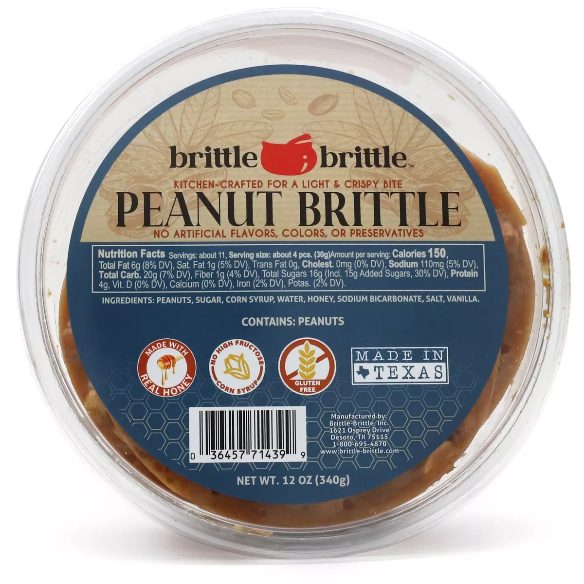 Brittle-Brittle Peanut Brittle