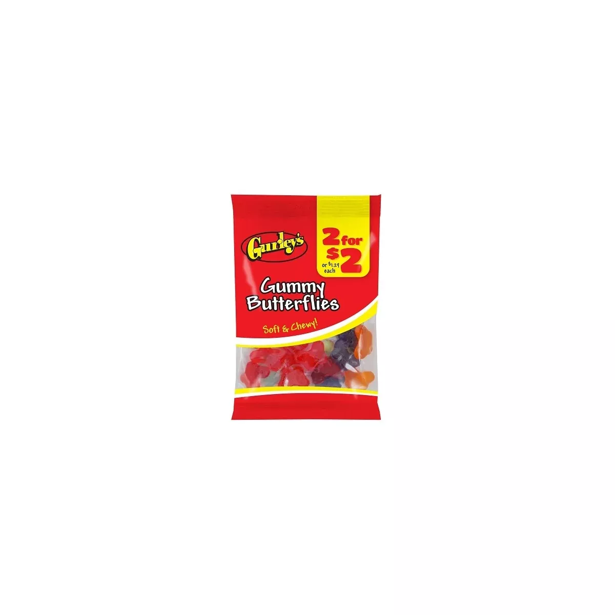 Gurley's Gummy Butterflies 2.25oz