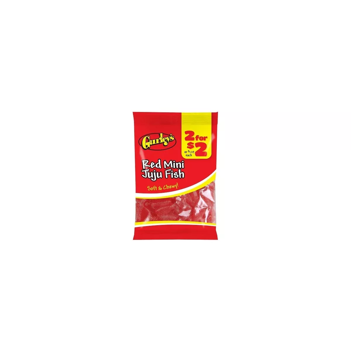 Gurley's Red Mini Juju Fish 2.25oz