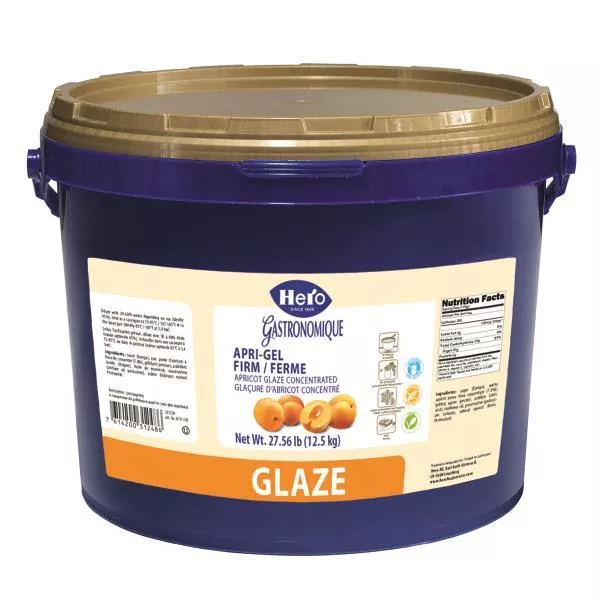 Hero- Jams Preserves & Nectars Hero Aprigel Glaze Concentrated Pound 27.5 Pound Each - 1 Per Case
