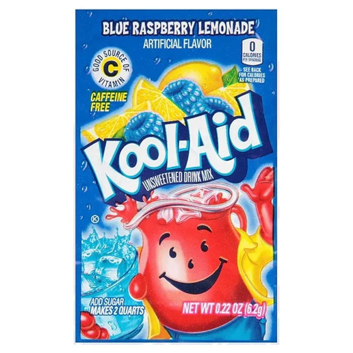 Kool-Aid Ice Blue Raspberry Lemonade Drink Mix 48ct