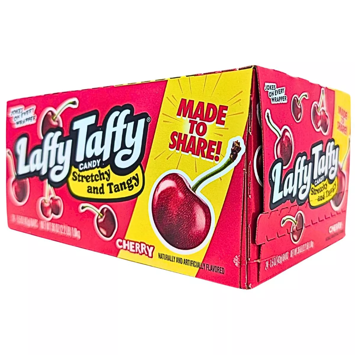 Laffy Taffy Cherry 1.5 oz. Bars – 24 Pack