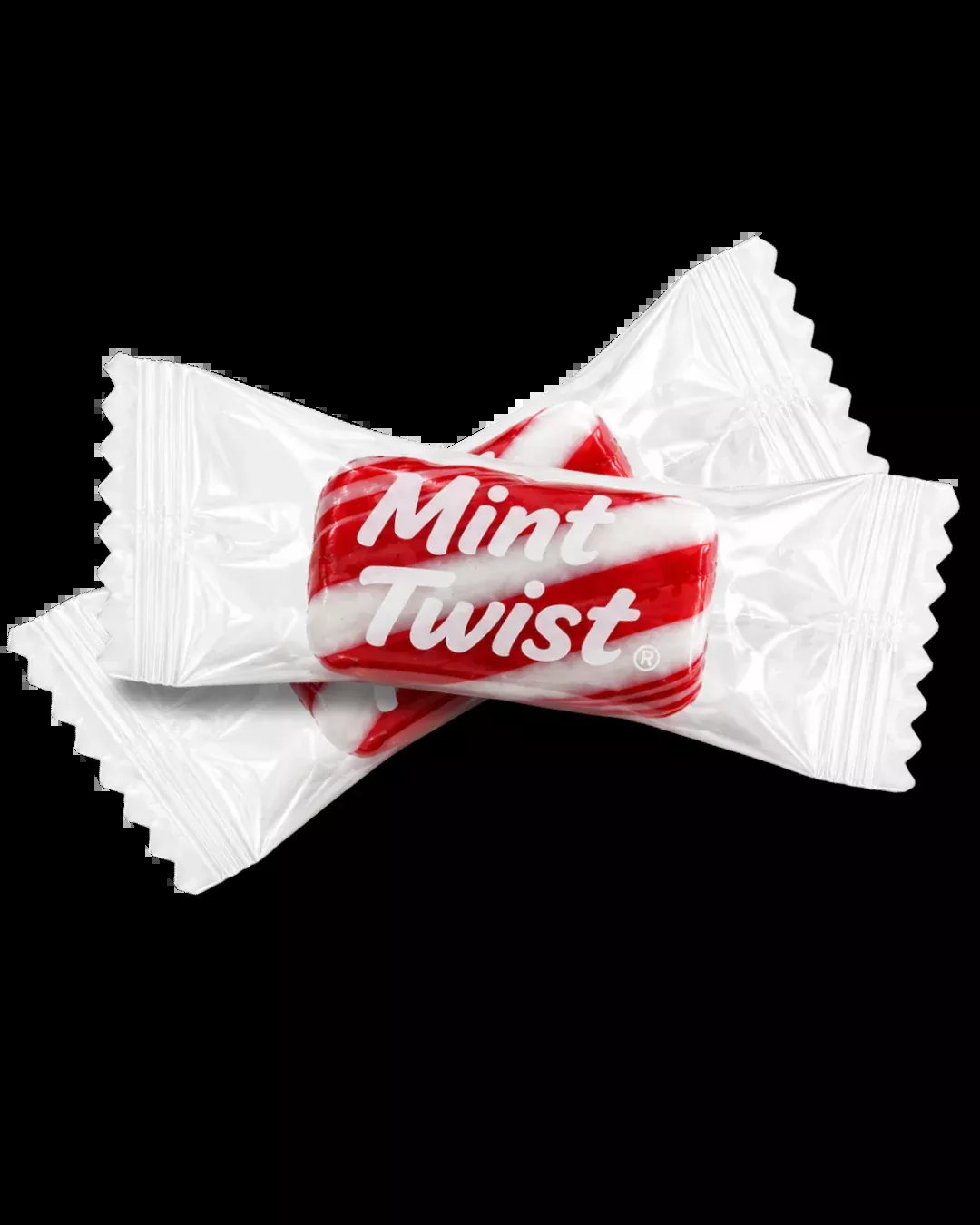 Red & White Mint Twists - Bulk (25 lb Case)
