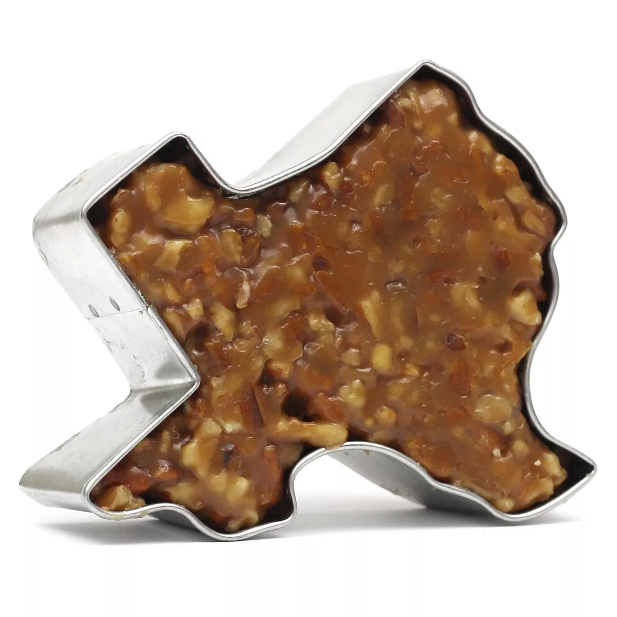 Texas Shaped Chewy Praline with Cookie Cutter