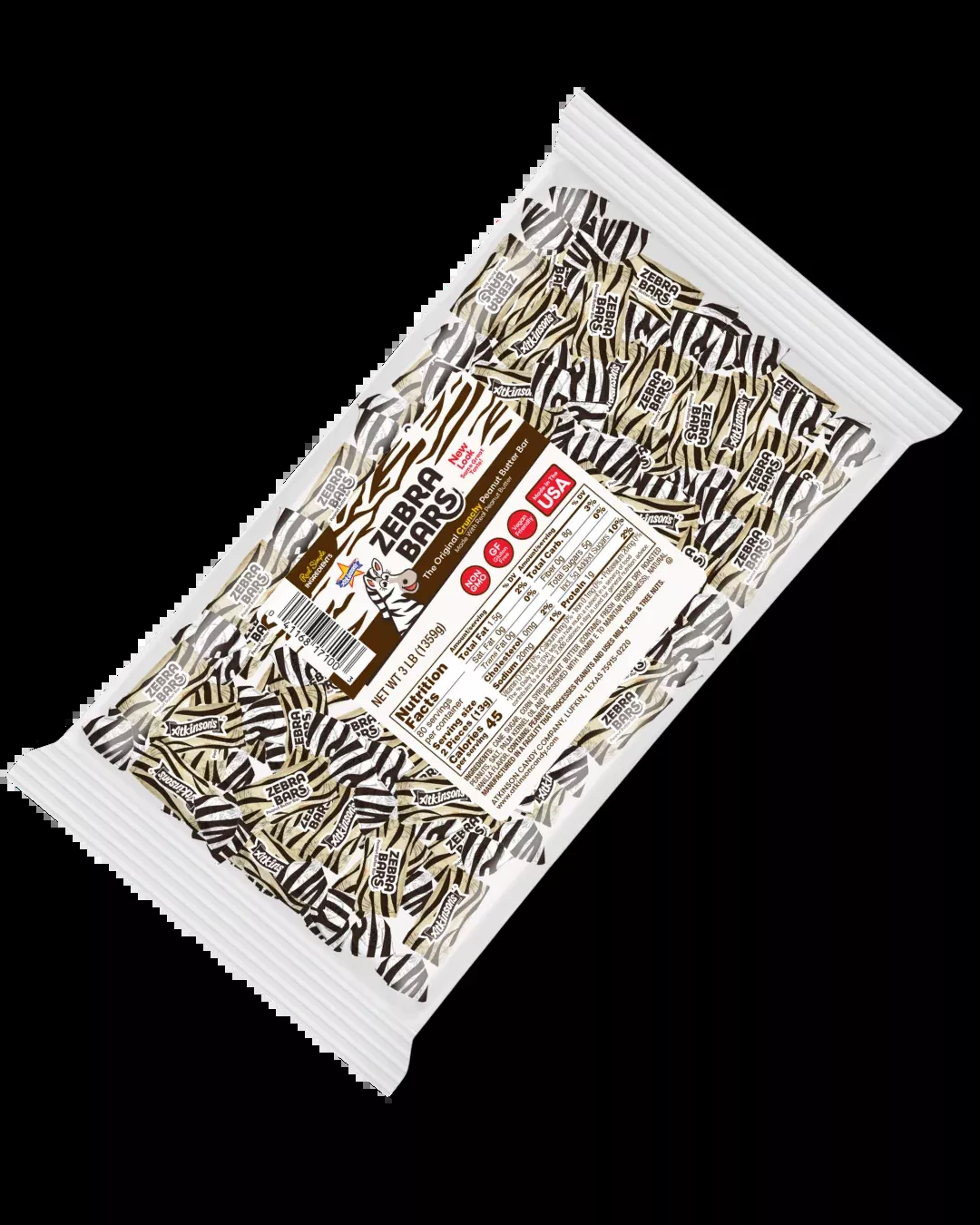 Zebra Bars™ Bite Size - 1 lb Bag
